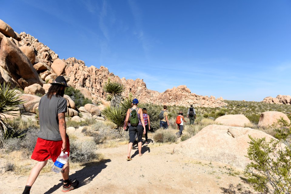 Hiking and scrambling in Indian Cove