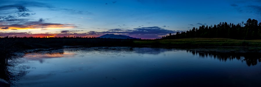 Sunset over Marshall Lake