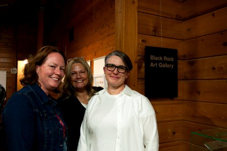 Guests at the Black Rock Art Gallery opening photo