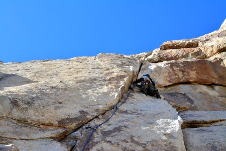 Rock Climbing on Hemingway Wall photo