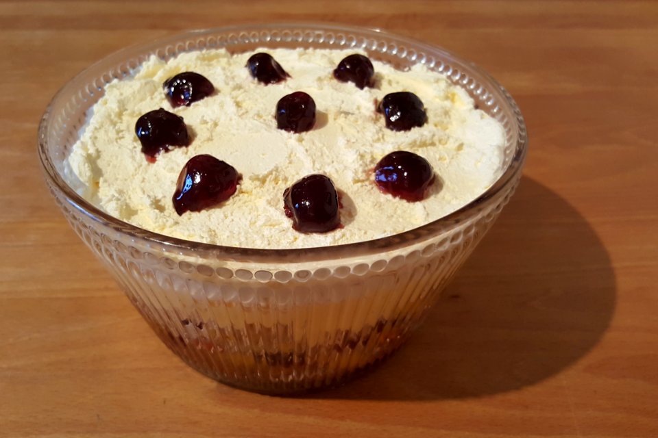 New Year's Eve trifle
