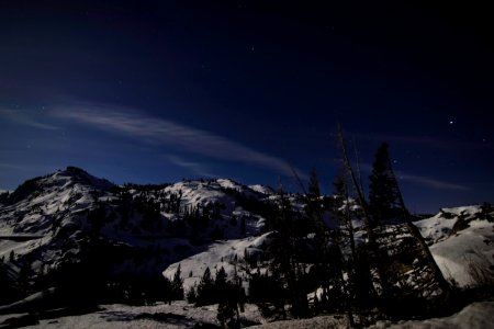 Full Moon illumination over Norden photo