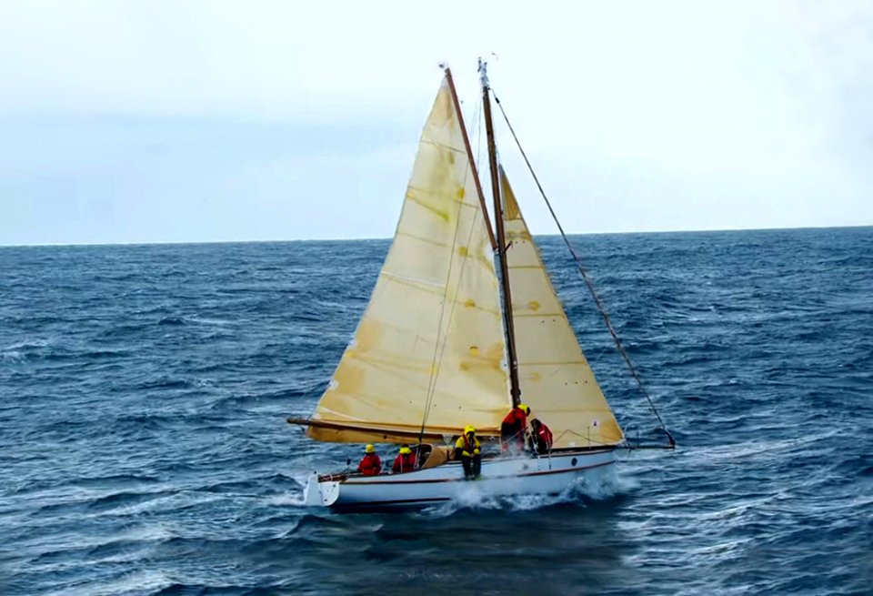 Old sailboat