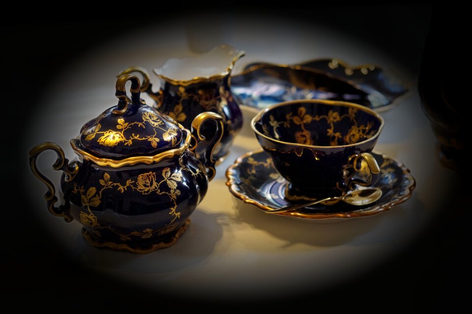 Coffee cup sugar bowl tableware