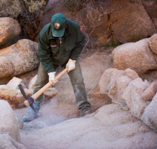 Trail Maintenance in Hidden Valley