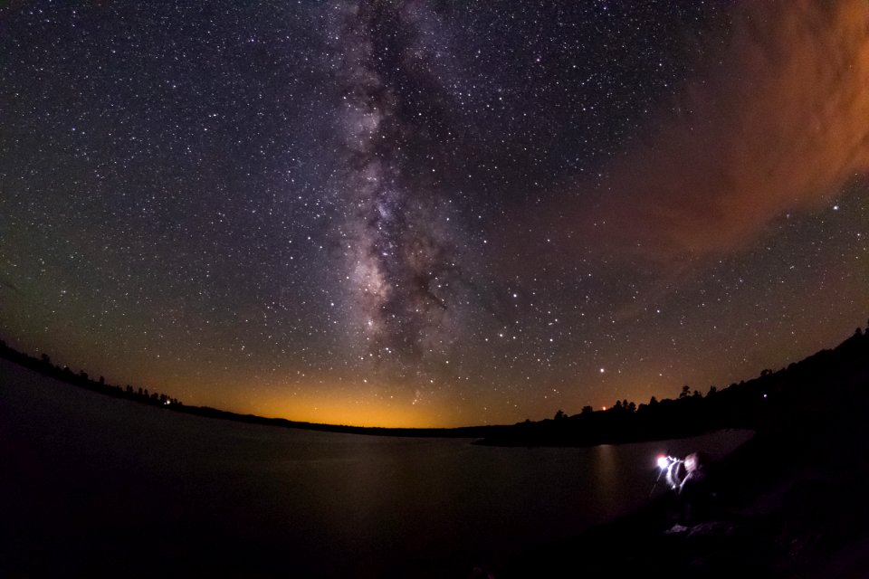 Milky Way over Ashurst Lake