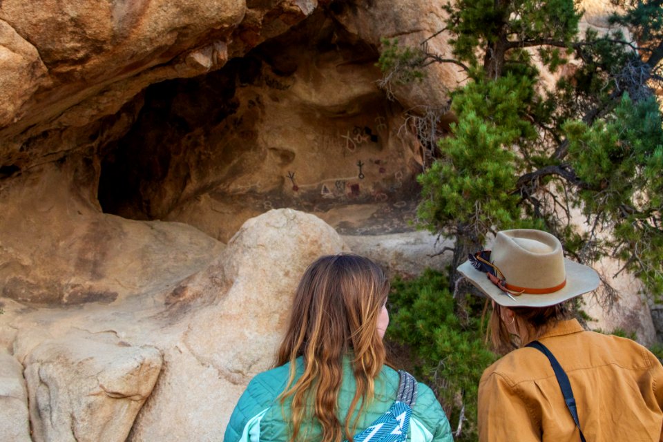 Rock art near Barker Dam