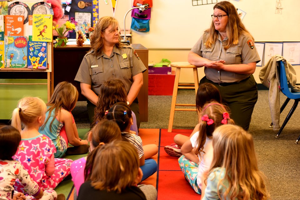 Rangers at Elementary School