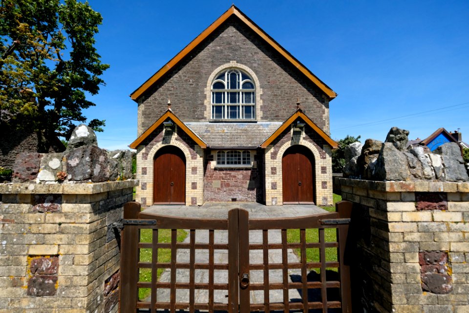 Moriah Baptist Chapel dated 1892 Marloes Pembrokeshire West Wales UK