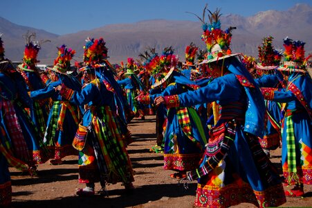 Andean chile dancers
