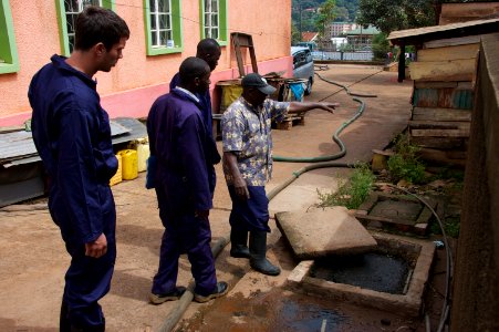 Full septic tank