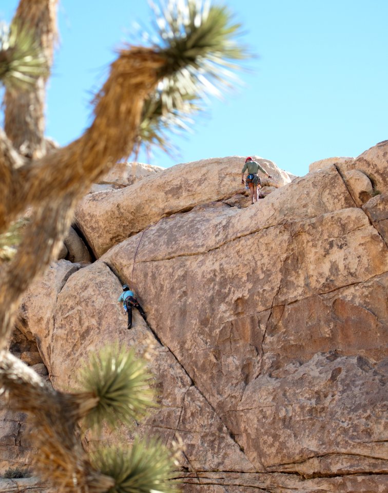 Climbers in Echo T Area