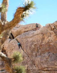 Climbers in Echo T Area