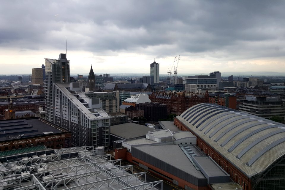 Manchester - a storm blows in over GMex
