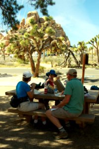 Picnic area at Hidden Valley Nature Loop