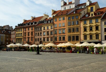 Place facades market place photo