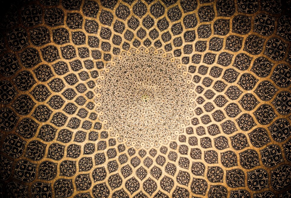 Gold mosaic geometrico