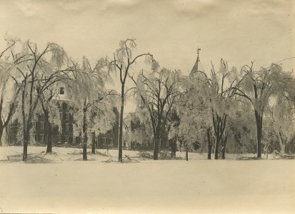 Ice Storm, Phillips Academy, Andover, Mass, 1880s