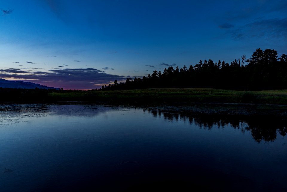 Sunset over Marshall Lake