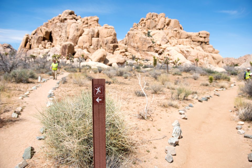 Climber trails at Echo T