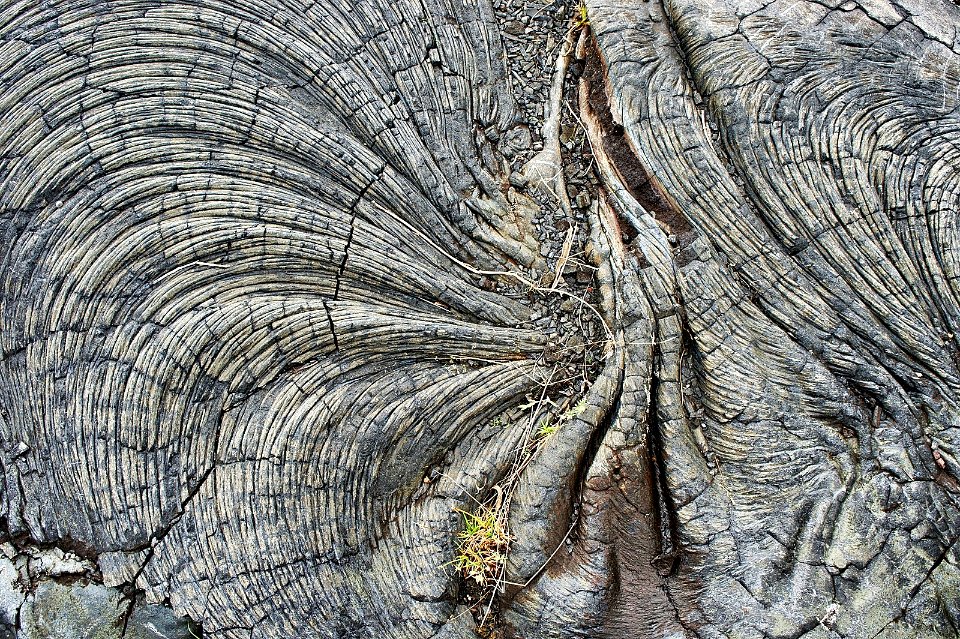 Cold lava pahoehoe