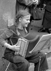 Jeune accordéoniste