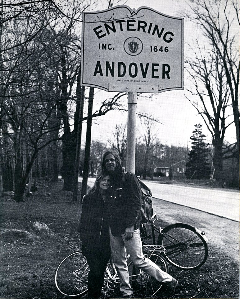 Entering Andover, Abbot Forum, June 1973