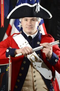 Drummer military vintage photo