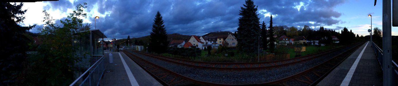 Bad Lauterberg Barbis Train Station sepia