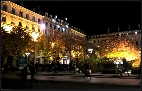 Lyon by night photo