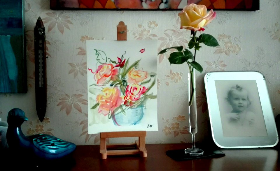 Un petit air de Dufy... Aquarelle sur papier
