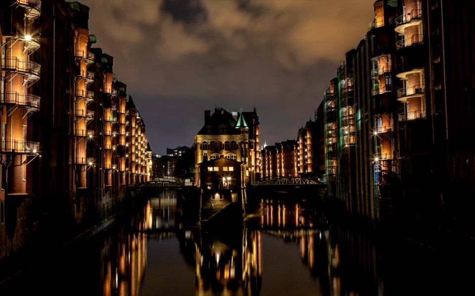Wasserschloss in der Hamburger Speicherstadt