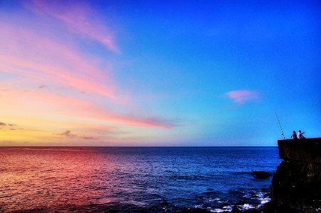 Pink and Blue