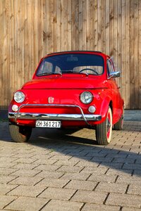 Nostalgia oldtimer red
