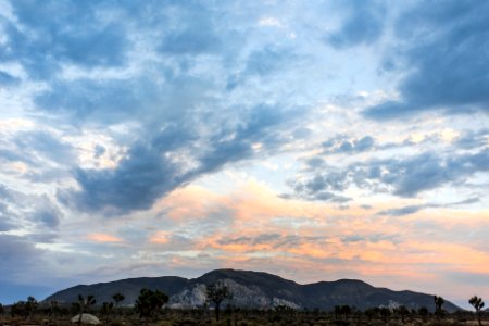 Sunset over Ryan Mountain