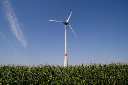 Wind energy sky wind power photo