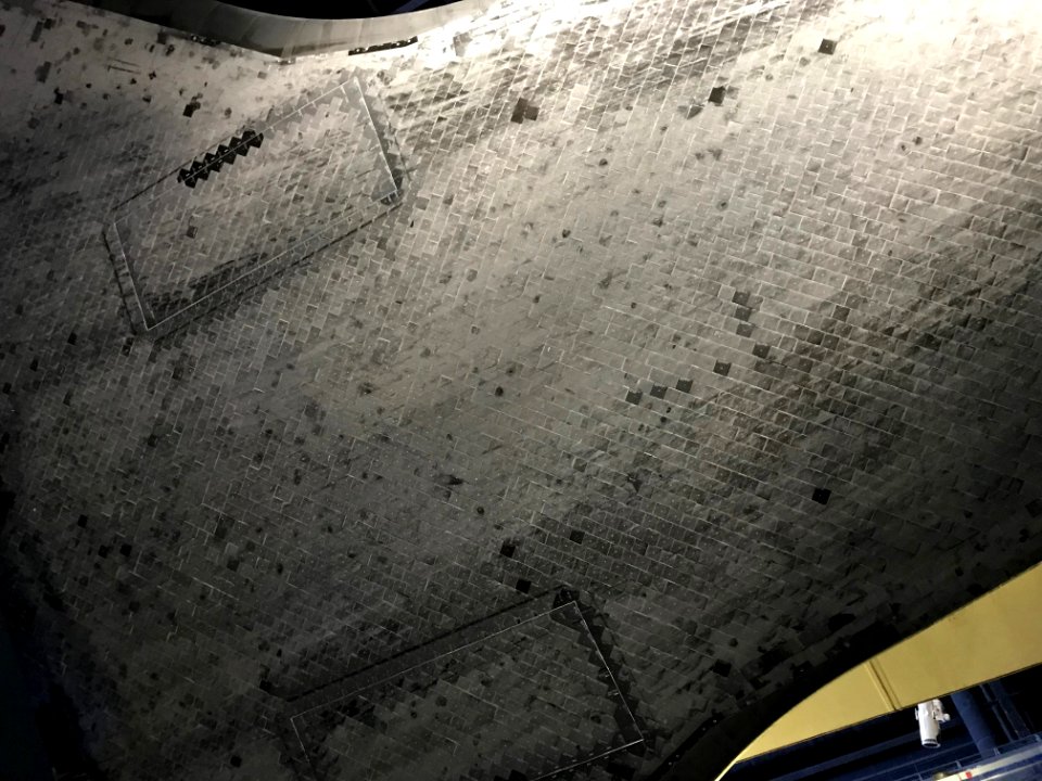 Shuttle Atlantis underbelly