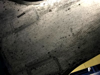 Shuttle Atlantis underbelly