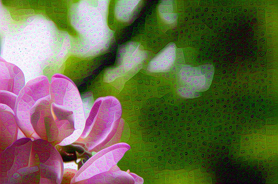 Google Deep Dream: Locust Bloom