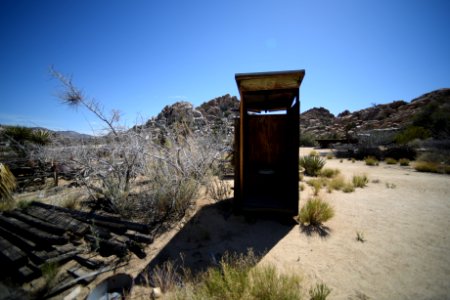 Outhouse at Keys Ranch photo