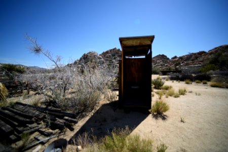 Outhouse at Keys Ranch