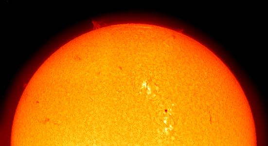 Today's Sun with active region 2628