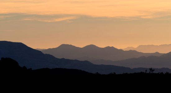 Sunset near Jumbo Rocks photo