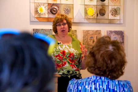 Artist in Residence Lauren Eisenberg Davis reads excerpts from her book and answers questions at Joshua Tree Visitor Center