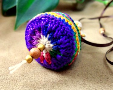 Crochet Amulet Pouch photo