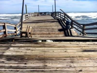 Damage to Avon Pier in October 2019
