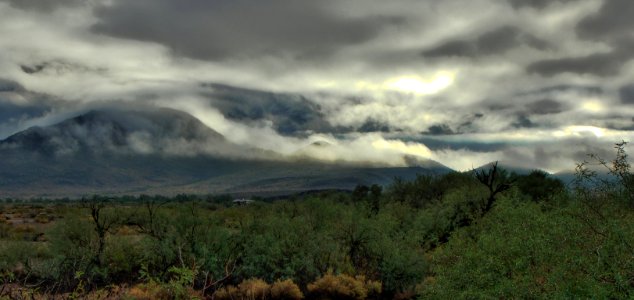 Cloudy morning (HDR) photo