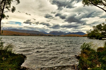 A stormy Lake Alexandrina