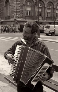 Accordéoniste de rue