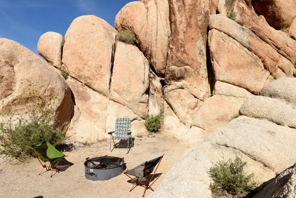 Campsite at Indian Cove Campground